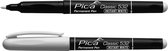 Pica 532/52-10 Stylo Permanent Classic - Rond - Wit - 1-2mm (10pcs)