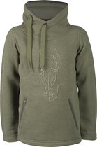 SWEATSHIRT COZY - geborduurd paard - Maat 116