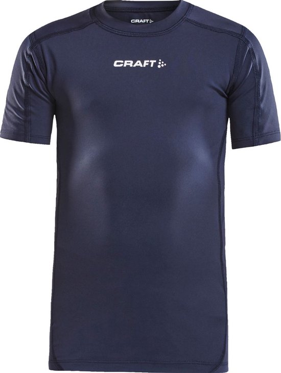 Craft Pro Control Compression Shirt Kinderen - Marine | Maat: 146/152