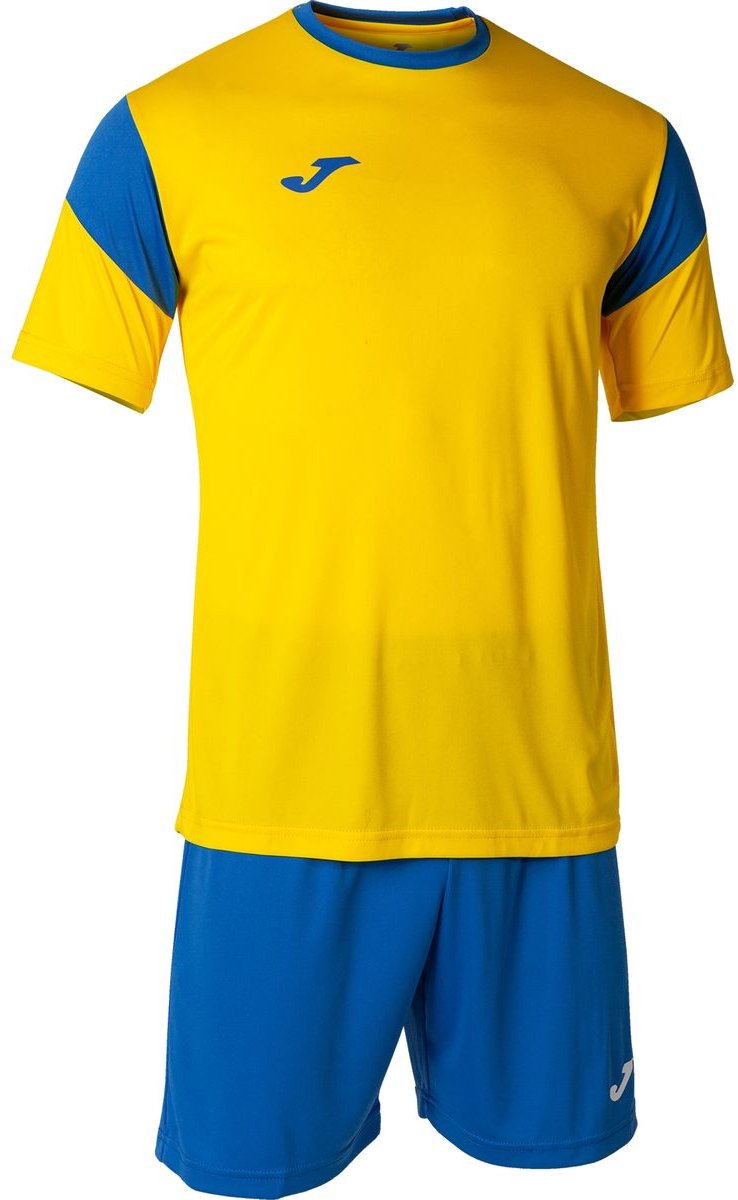 Joma Phoenix Voetbalset Korte Mouw Heren - Geel / Royal | Maat: M