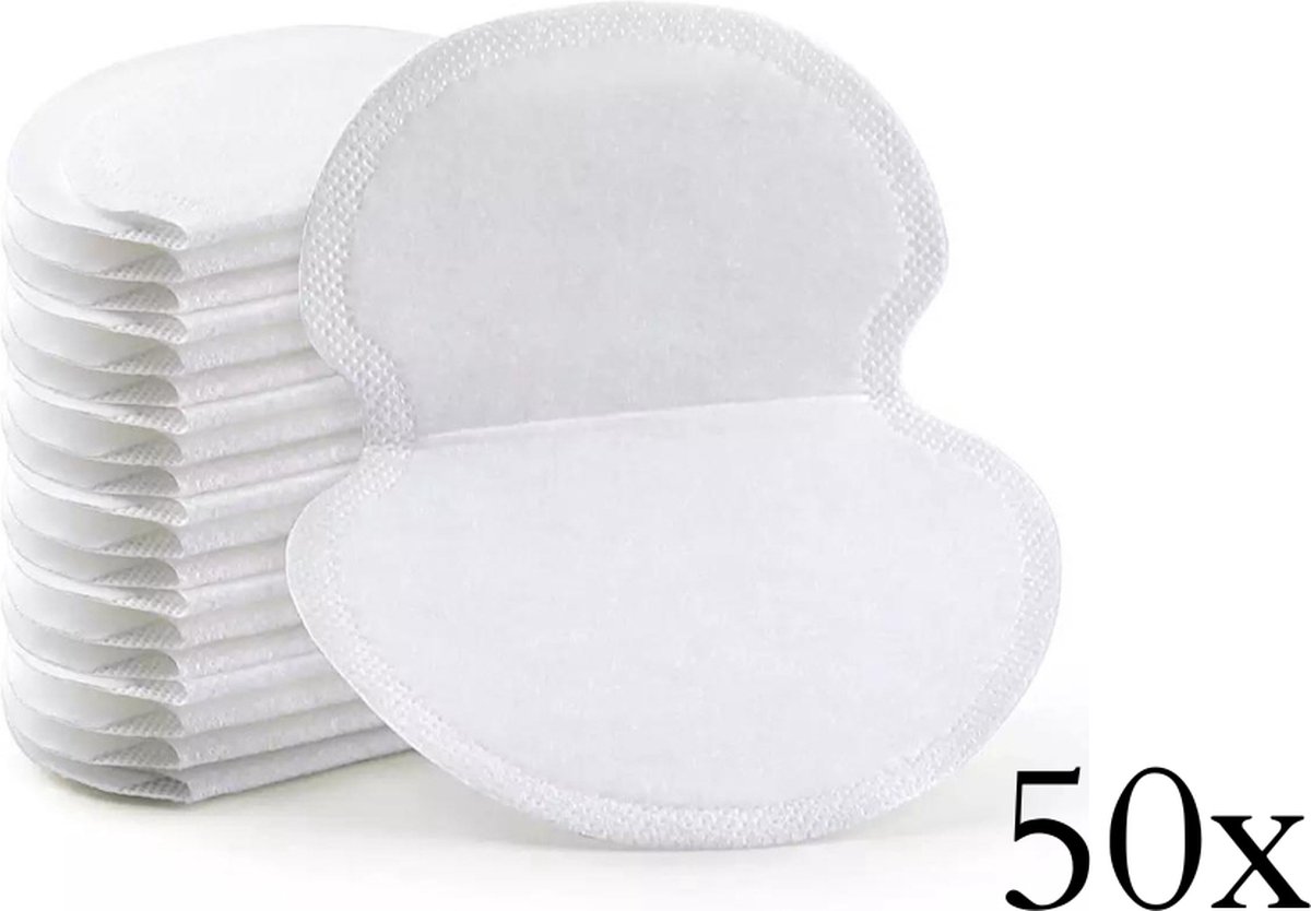Goedkoopste Okselpads voor Dames en Heren - 50 stuks - Okselpads katoen - Anti-zweetplekken - Okselpads Unisex - Bwa Commerce