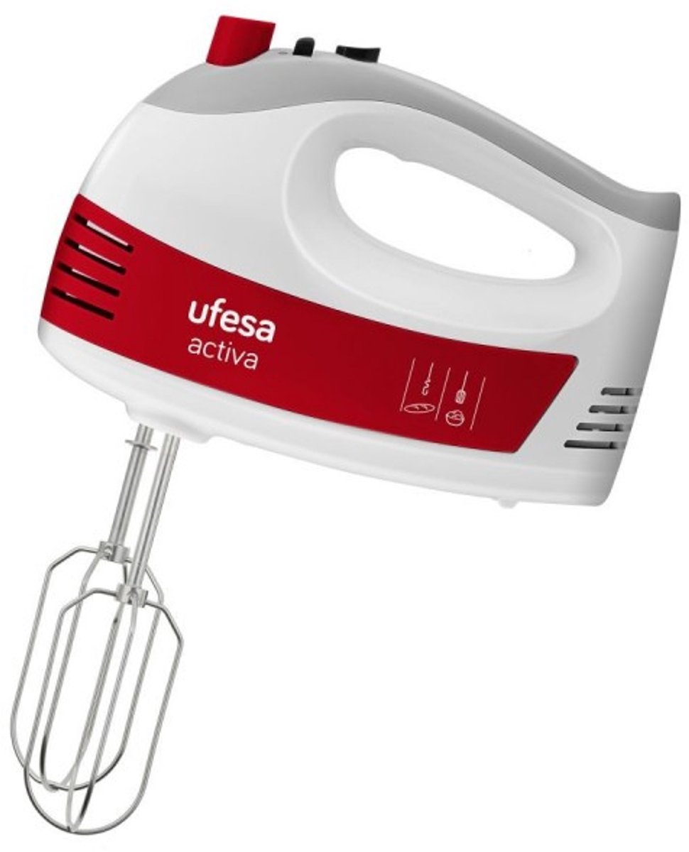Ufesa BV4650 ACTIVA Handmixer 400 W Rood, Wit