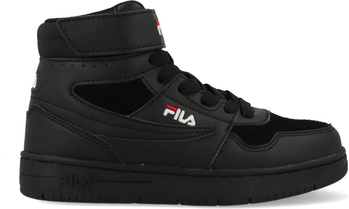 Fila Arcade Velcro Mid Kids Hoge sneakers Leren Sneaker Jongens Zwart