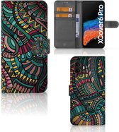 GSM Hoesje Geschikt voor Samsung Galaxy Xcover 6 Pro Flip Case Aztec