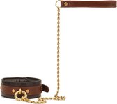 Liebe Seele The Equestrian Leather Collar and Leash | Leren halsband met ketting