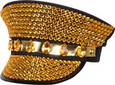 Boland - Pet Sunny vibes Goud - 59 - Volwassenen - Unisex - Glitter and Glamour