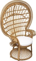 Peacock stoel Takta - Rotan stoel met kussen - Pauwstoel - H150 cm -  Pauwelstoel | bol.com