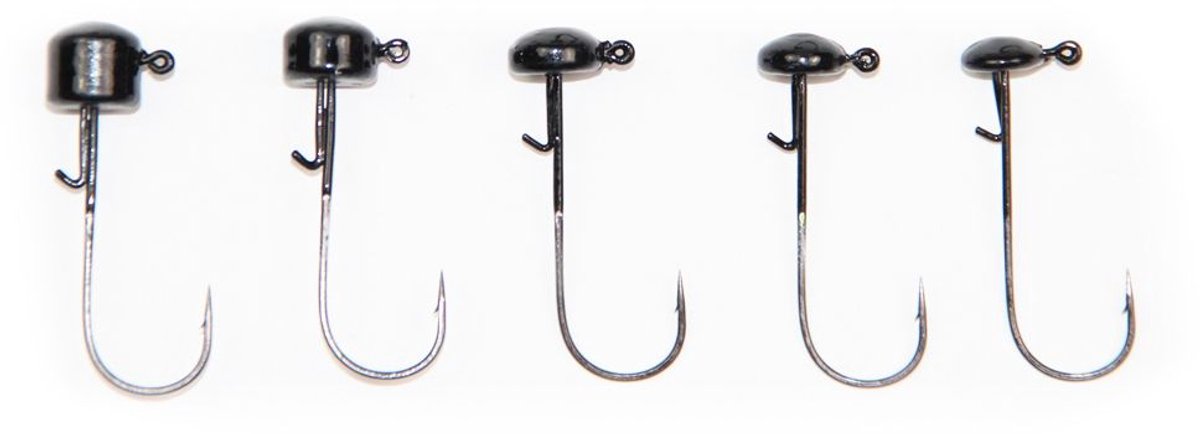 X Zone Ned Rig Head Black 2/0 1,75 gr 5st.