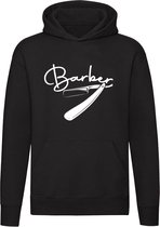 Coiffeur | salon de coiffure | barbe | Moustache | se raser | lame de rasoir | couper | coiffeur | salon de coiffure | Coiffeur | coiffeur | sa | salon de coiffure | Unisexe | Pull | Sweat | Hoodie | Capuche | Noir