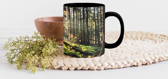 Mug Magique - Photo sur Mugs Chauffants - Tasse à Café - Soleil - Branches - Arbres - Forêt - Nature - Mug Magic - Tasse - 350 ML - Tasse à Thé