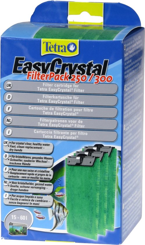 Tetra EasyCrystal Filter Pack C250/C300 - Filtercartridge - Aquariumfilter  | bol.com