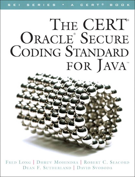 Cert� Oracle� Secure Coding Standard for Java, The - cover