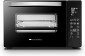 Bol.com CONTINENTAL EDISON CEMF38DIG - Elektrische mini-oven 38L zwart - 1600W - Draaispit Natuurlijke convectie aanbieding