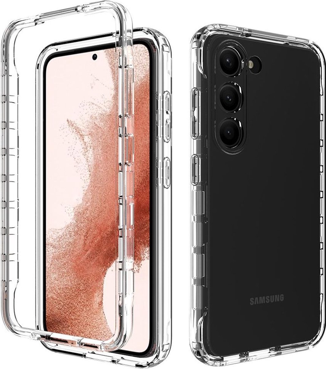 Hoesje Volledig Schokbestendig Transparant Geschikt voor Samsung Galaxy S23