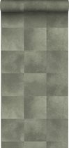 Origin Wallcoverings behangpapier dierenhuid motief kiezelgrijs - 347797 - 0,53 x 10,05 m