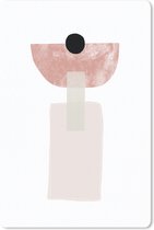 Muismat - Mousepad - Pastel - Abstract - Design - 18x27 cm - Muismatten