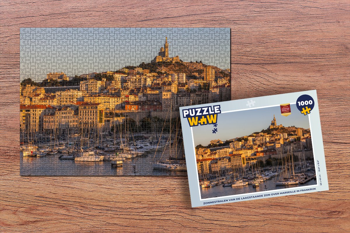 Puzzle Soleil - Port - Marseille - Puzzle - Puzzle 1000 pièces adultes