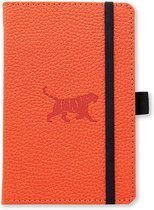 Dingbats A6 Pocket Wildlife Orange Tiger Notebook - Dotted