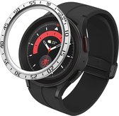 Strap-it Bezel ring tijd - Randbeschermer geschikt voor Samsung Galaxy Watch 5 Pro - zilver