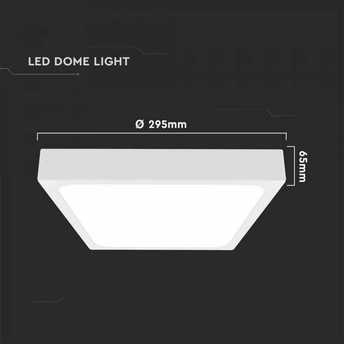 Top Light - LED Plafondlamp LED/18W/230V 4000K wit/beige
