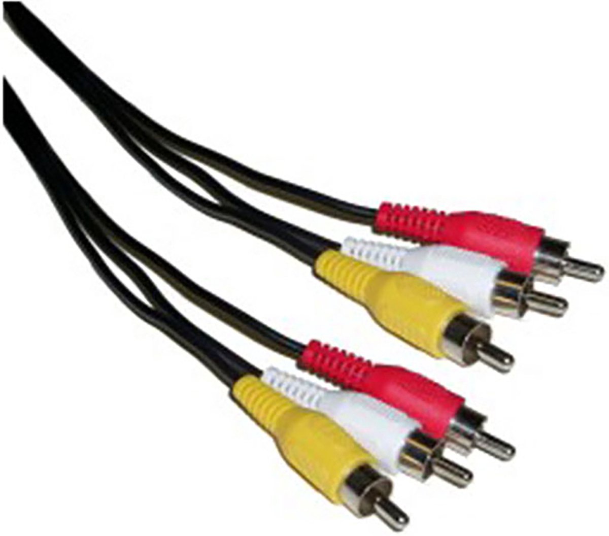 BeMatik - 10 m stereogeluid + videokabel (3xRCA-M / M)