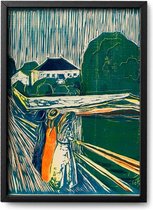 Poster Edvard Munch – A3 - 30 x 42 cm - Exclusief lijst