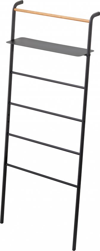 Yamazaki Tower Decoratie Ladder Met Plank - Zwart | bol.com