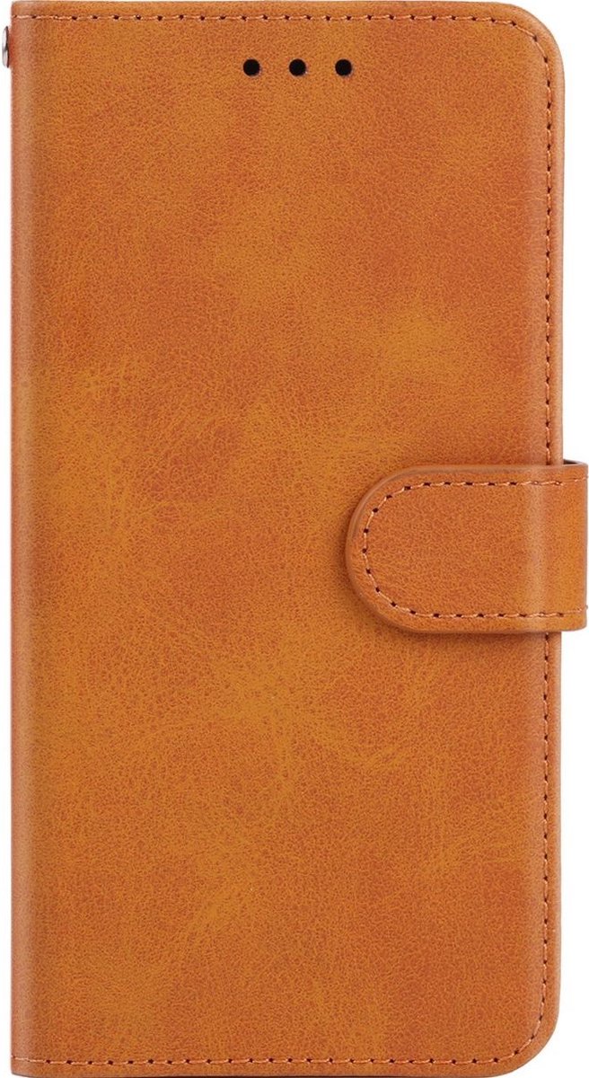 Mobigear Telefoonhoesje geschikt voor OPPO Reno 7 Lite Hoesje | Mobigear Wallet Bookcase Portemonnee | Pasjeshouder voor 2 Pasjes | Telefoonhoesje voor Pinpas / OV Kaart / Rijbewijs - Bruin