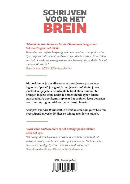 Schrijven voor het Brein