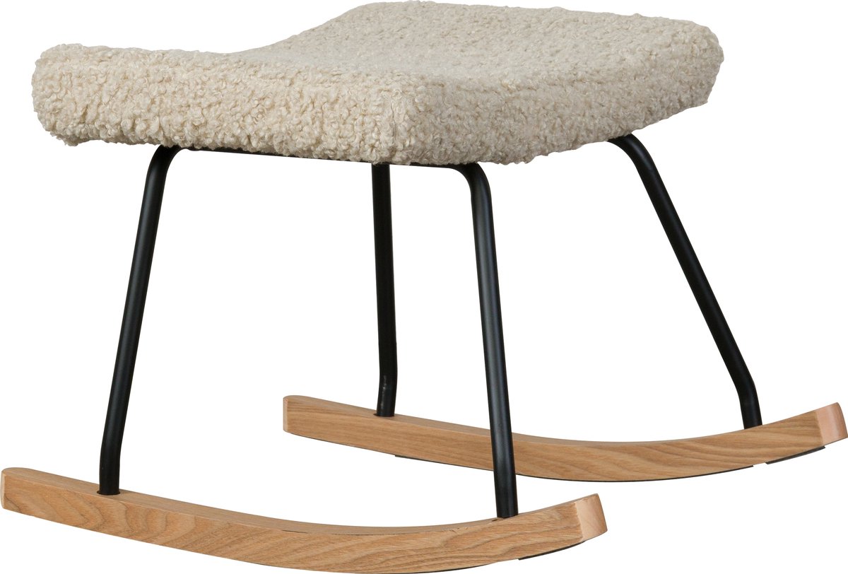 Quax Hocker Voor Schommelstoel De Luxe - Sheep (Teddy Ecru)