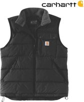 Carhartt - Montana Gevoerde Bodywarmer - Rain Defender - Loose fit - Insulated Vest - Zwart - Heren - maat L (valt als XL)