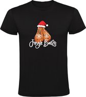 Jingle Balls Heren T-shirt - jingle bells - kerst - feest - christmas - xmas - sexy - balzak - kerstmis - feestdagen - kerstman - party - cadeau - grappig - kerstshirt