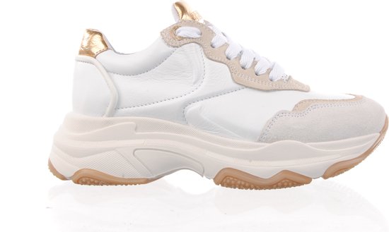 Bronx Baisley Lage sneakers Leren Sneaker Dames Wit Maat 37 bol