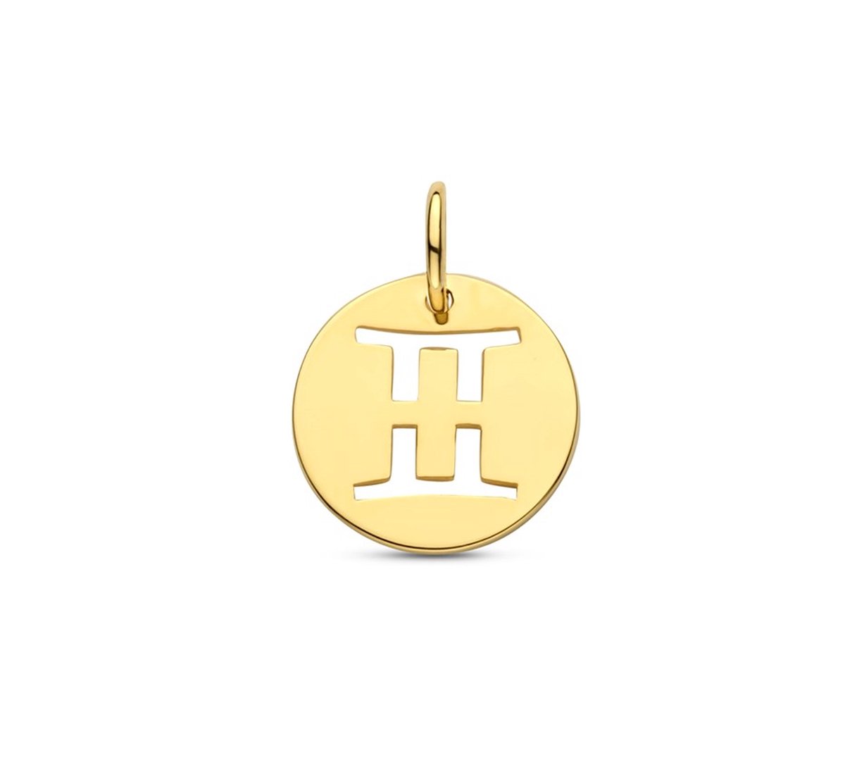 Geelgouden Hanger sterrenbeeld tweeling 4023517