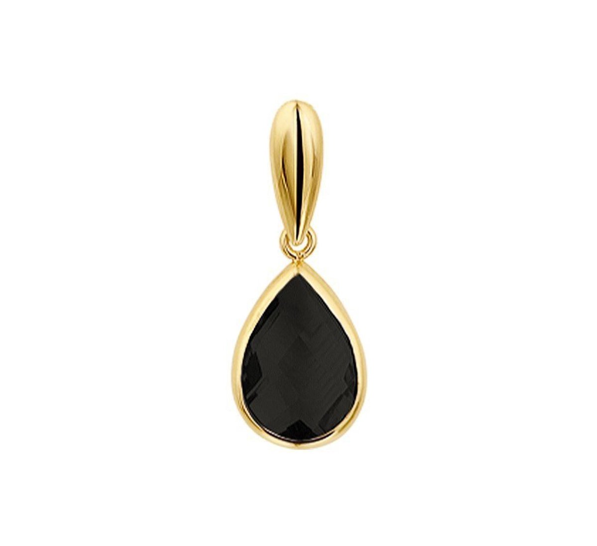 Geelgouden Hanger onyx 4022346