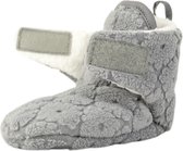 Lodger Chaussons de bébé Shoes Winter - Slipper Folklore - 100% Fleece - Taille 3-6M - Fermeture velcro - Chaussons qui restent en place - Grijs
