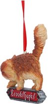 Nemesis Now - Harry Potter - Crookshanks Hermione Granger Cat Hanging Festive Decorative Ornament 9cm