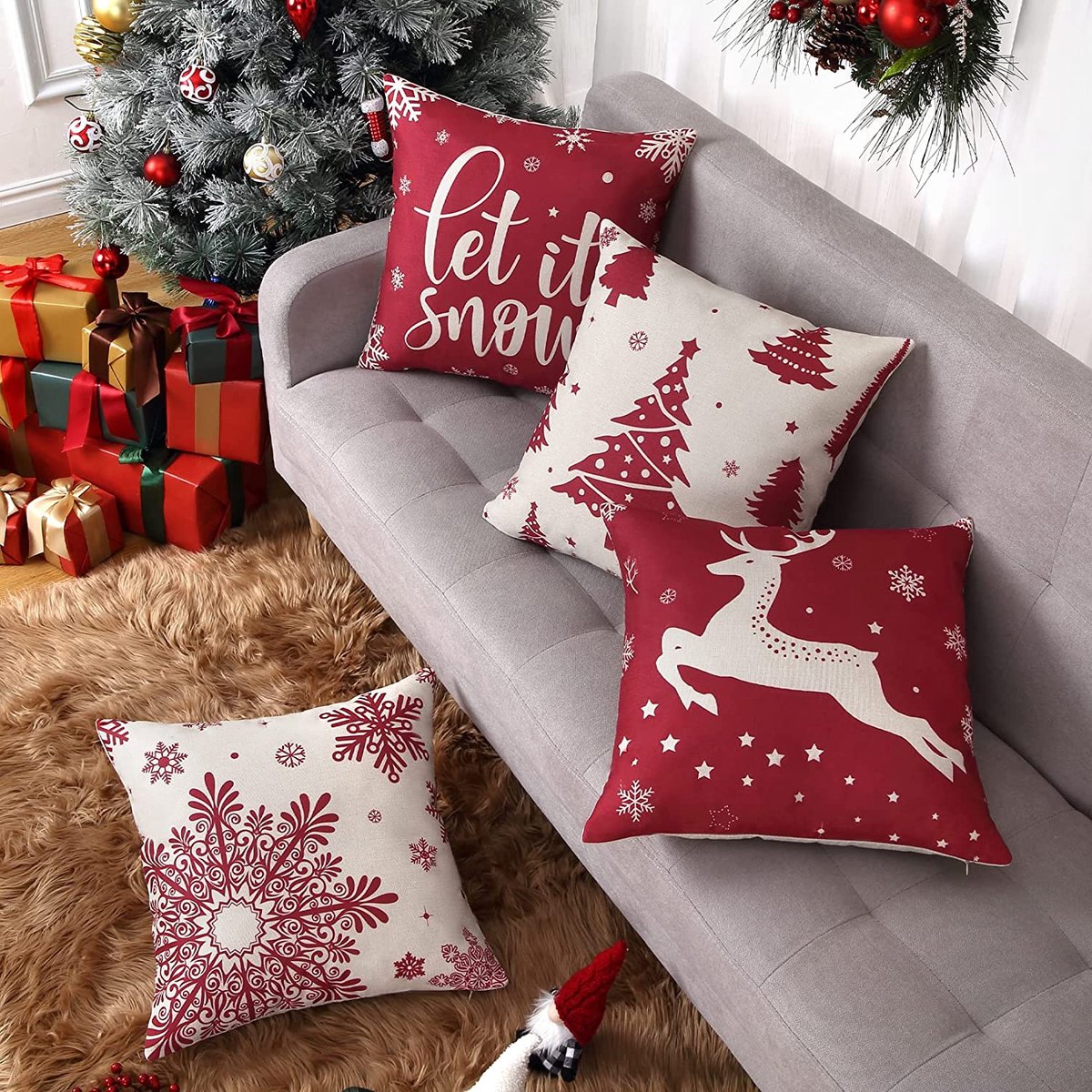 Kussensloop set - sofa slaapkamer woonkamer