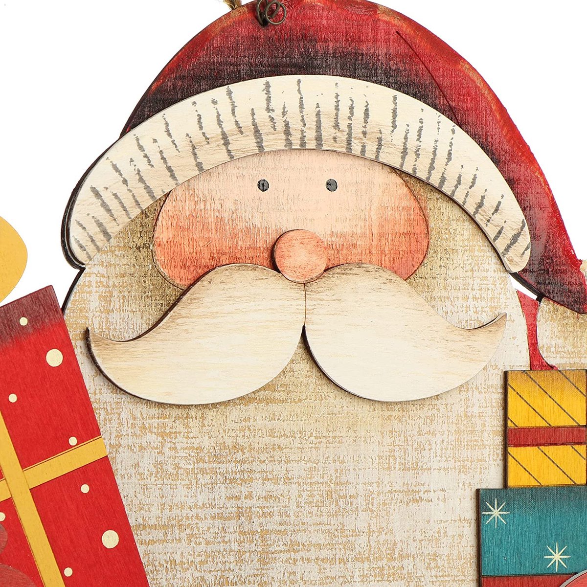 Hangdecoratie Kerstmis Houten hanger met letters van de Kerstman