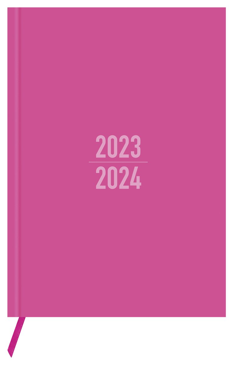 Kangaro schoolagenda - 2023/2024 - A5 - roze - K-23901
