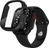 FUMIKO Screenprotector + Hoesje - Apple Watch Ultra 49 mm - Bescherm Case & Screenprotector iWatch - Zwart