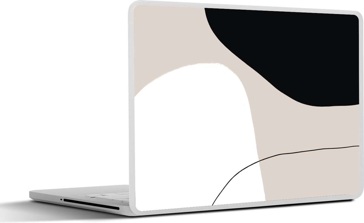 Laptop sticker - 13.3 inch - Vormen - Abstract - Design - 31x22,5cm - Laptopstickers - Laptop skin - Cover
