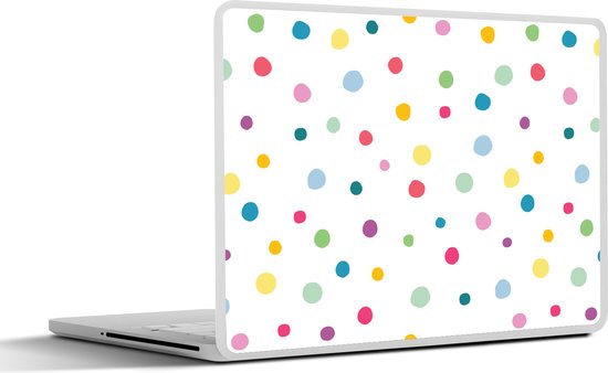 Sticker pour ordinateur portable - 11,6 pouces - Confettis - Pois - Motif - 30x21cm - Autocollants pour ordinateur portable - Skin pour ordinateur portable - Housse