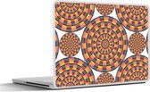 Laptop sticker - 12.3 inch - Mandala - Mexico - Patroon - 30x22cm - Laptopstickers - Laptop skin - Cover