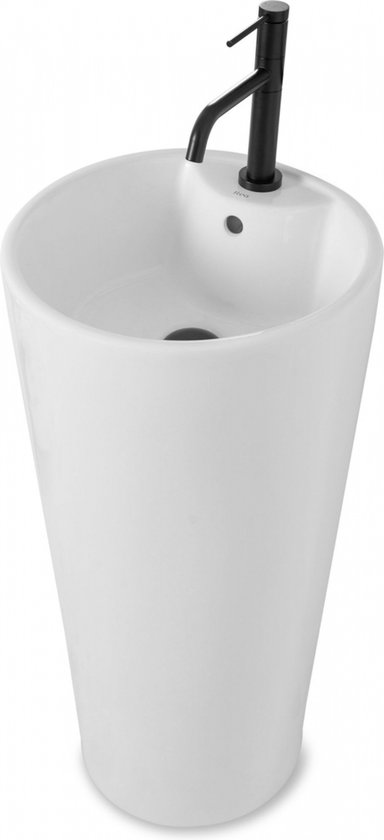 REA Blanka Colonne de lavabo - 40 x 40 x 85 cm - Wit