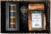 Cadeau de Noël Soolong - Happinessbox - Worldmix - Dégustation de Thee - Passoire à thé - Grains de Grains de café - Arabica - Timor oriental - Cadeau - Cadeau - Noël - Fêtes - Forfait Noël - Cadeau d'affaires - Emballage cadeau 0,5 pièces