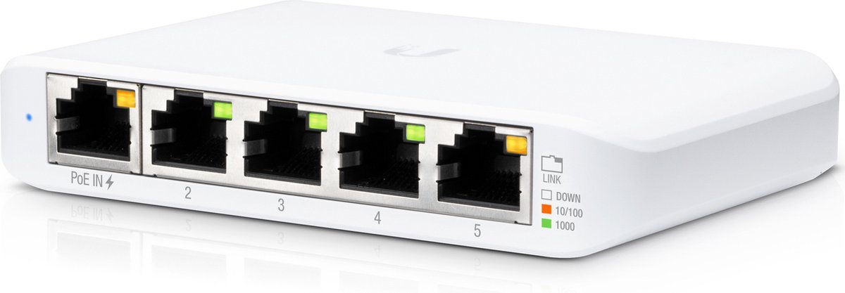 Ubiquiti - Ubiquiti USW-FLEX-MINI UniFi Switch met 5 poorten