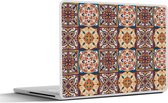 Laptop sticker - 15.6 inch - Vector - Tegel - Abstract - Patroon - 36x27,5cm - Laptopstickers - Laptop skin - Cover