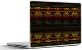 Laptop sticker - 12.3 inch - Afrika - Patronen - Abstract - 30x22cm - Laptopstickers - Laptop skin - Cover