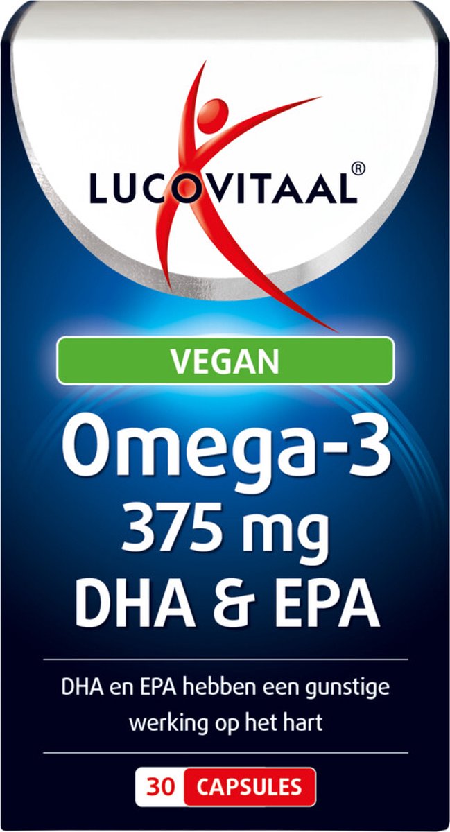 Lucovitaal Omega-3 375mg EPA & DHA vegan (30ca)